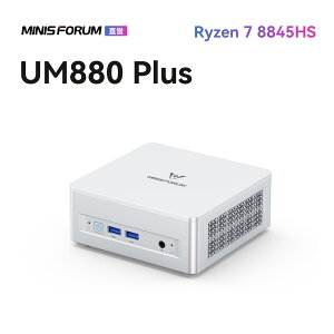 yVi20offzMINISFORUM UM880 Plus~jPC AMD Ryzen 7 8845HS 32GB RAM 1TB SSD Windows 11 Pro Q[~Opc 2.5Gbps LAN/Wi-Fi6E/BT5.2/HDMI2.1/USB4/DP1.4/OCuLink ڃRpNgPC