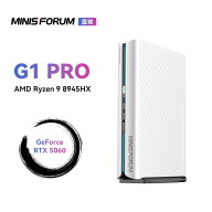 【★20％OFF】MINISFORUM G1 Pro ミニPC 、AMD Ryzen 9 8945HX、GeForce RTX 5060、 DDR5-5200 32GB+1TB …