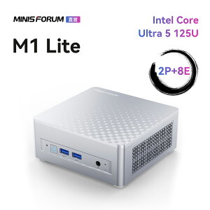 �y���V�i20��OFF�N�[�|���zMINISFORUM M1 lite�~�jPC�A�C���e�� Core Ultra 5 125U�A16GB+512GB/�x�A�{�[���L�b�gPC�ADDR5 SODIMM×2�������APCIe4.0 SSD �A2.5G/Wi-Fi 6/Bluetooth 5.2�AHDMI 2.1/DP 1.4/USB4�A3��ʏo�͑Ή�MINI PC