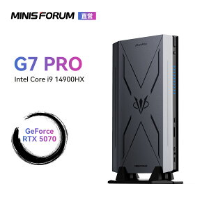 �y���V�i20���N�[�|���zMINISFORUM G7 Pro �~�jPC �AIntel Core i9 14900HX�AGeForce RTX 5070�A DDR5-5600 32GB+1TB PCIe4.0 SSD �ARJ45 2.5Gbps/Wi-Fi 7 /BlueTooth 5.4/HDMI 2.1/USB4 2��ʏo�͑Ή� �����\�p�\�R��