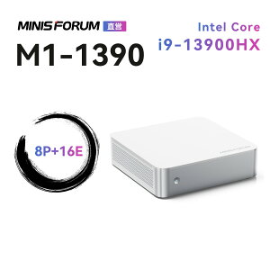 �y�V�i��20���N�[�|���zMINISFORUM M1-1390�~�jPC�A�C���e�� Core i9-13900HX�A16GB+500/32GB+1TB/�x�A�{�[���L�b�g�ADDR4 SODIMM×2�������A 2.5G/Wi-Fi 6/Bluetooth 5.2�AHDMI 2.1/DP 1.4/TYPE-C�A3��ʏo�͑Ή��~�jpc