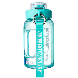 BOTTLED JOY × MINISO �R���{ �^�I�^�C�v �E�H�[�^�[�{�g�� 800ml �g���C�^���� BPA �t���[ ������ �����^�b�` ������t�� �y�� �R��h�~ ���� �N���A �^�[�R�C�Y�@��������
