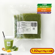 【アウトレット】ミニストップ 　グリーンスムージーベース 1袋(170g×6袋入)［冷凍食品］スムージー 朝…