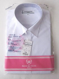 レギュラーカラーシャツ（半袖）形態安定・消臭・透け防止・UVカットOLIVE des OLIVE Schoolオリーブデオリーブスクール
