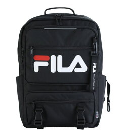 FILA フィラ デイパック スクールリュック 大容量28L 男の子 女の子 部活 スクールバッグ リュック 通学 高校生 中学生 通学鞄 ブラック
