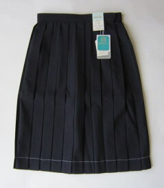 【夏用】スクールスカート・紺　（サマースカート）　富士ヨット学生服