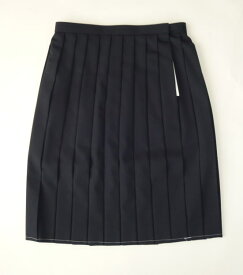 夏用スカート（紺） ミッシェルクランスコレールウール50％/ポリエステル50％