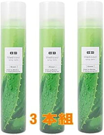 【3本セット】イリヤ 薬用メディクール スプレートニック グリーン(300g)