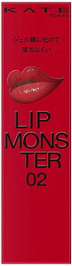 �P�C�g ���b�v�����X�^�[ 02 Pink banana 3.0g KATE LIP MONSTER ���g ���b�v �����ɂ��� ���F �ێ� �s���N�o�i�i �s���N�x�[�W�� 1�{ ��������