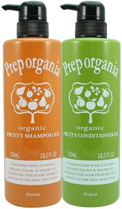 �N���V�G �v���b�v �I�[�K�j�A �t���[�e�B�[ �V�����v�[ EX 550ml �� �R���f�B�V���i�[ EX 550ml �Z�b�g Kracie PREP ORGANIA �I�[�K�j�b�N �A���� ���炳�� ���� �|���v�^�C�v