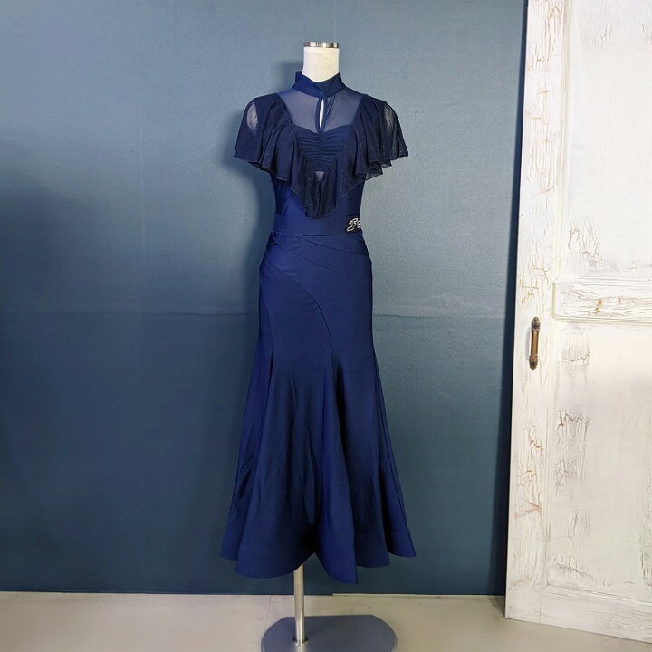 楽天市場】【即日発送】セット ドレス ネイビー ロングスカート 