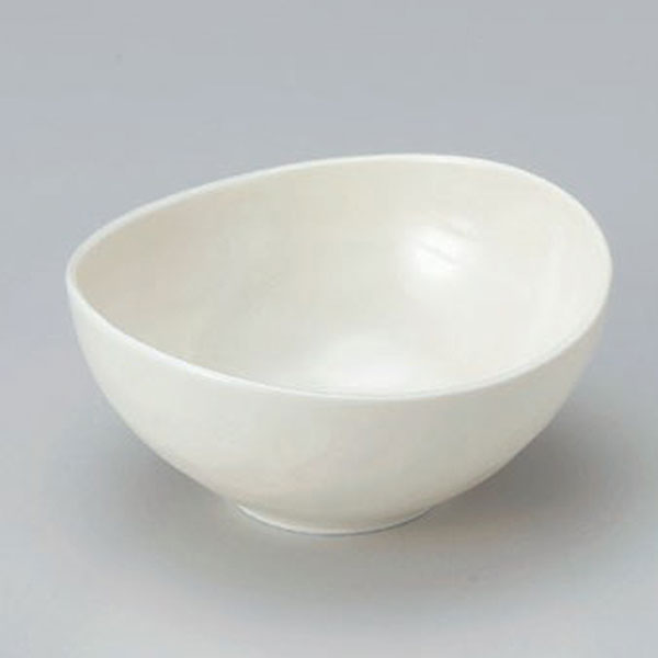 代引き人気 11cm アイボリーマット楕円3.5鉢 和食器 業務用 小鉢（小） 鉢