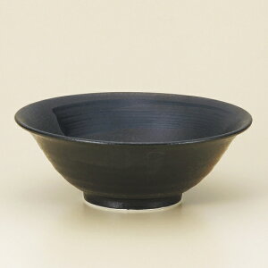 新月7.0反丼 中華食器 ラーメン丼 業務用 らーめん丼 らーめん鉢 どんぶり 麺鉢 めん鉢 日本製 磁器 約21.7cm 黒 激辛ラーメン 台湾ラーメン 和風 おしゃれ シンプル