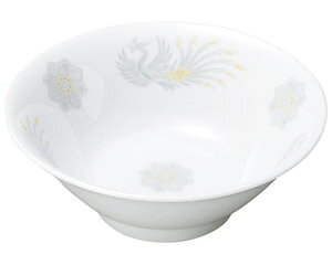 北京 6.8切立丼 中華食器 ラーメン丼 業務用 らーめん丼 らーめん鉢 どんぶり 麺鉢 めん鉢 日本製 磁器 約20.2cm しょうゆラーメン 醤油ラーメン 定番 スタンダード 昭和レトロ 鳳凰柄