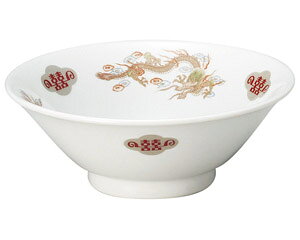 金彩竜 6.8切立丼 中華食器 ラーメン丼 業務用 らーめん丼 らーめん鉢 どんぶり 麺鉢 めん鉢 日本製 磁器 約20.5cm しょうゆラーメン 醤油ラーメン 定番 スタンダード