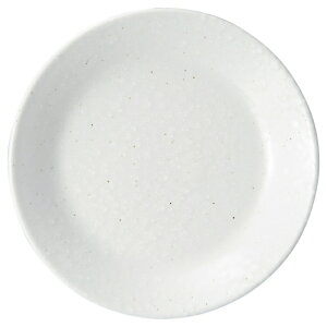白粉引 5.5皿 中華食器 丸皿(S) 業務用 日本製 磁器 約17.2cm 中皿 菜皿 プレート 中華皿 単品メニュー 一品料理 肉皿 焼肉店 定番 スタンダード
