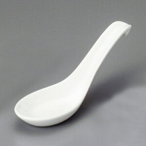 カーサ強化反掛レンゲ 中華食器 レンゲ 業務用 約15cm 強化磁器 白 れんげ ラーメンレンゲ れんげスプーン さじ 鍋焼うどん おかゆ 雑炊 チャーハン リゾット 鍋料理