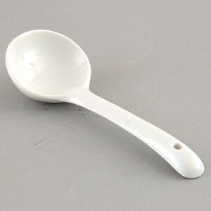 玉スプーン 中華食器 レンゲ 業務用 約18.5cm 磁器製 白 れんげ ラーメンレンゲ れんげスプーン さじ 鍋焼うどん おかゆ 雑炊 チャーハン リゾット 鍋料理