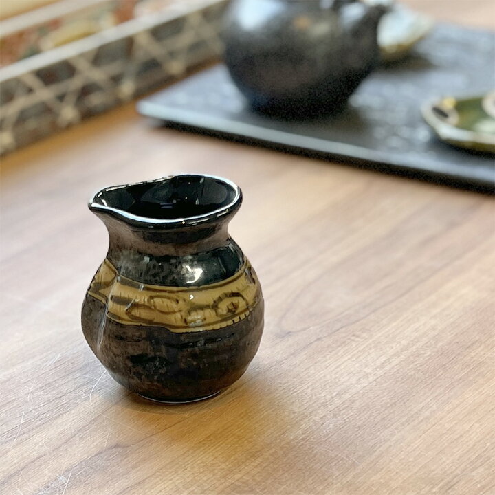 楽天市場】引出黒菊唐草 一号そば徳利 和食器 そば徳利・そば猪口 
