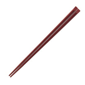 22.5cm天削箸ローズブラウン 漆器 樹脂箸（22cm以上） 業務用 約22.5cm