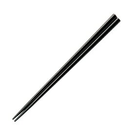 22.7cm四角箸ブラック 漆器 樹脂箸（22cm以上） 業務用 約22.7cm