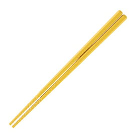 22.7cm麺王箸 イエロー 漆器 樹脂箸（22cm以上） 業務用 約22.7cm