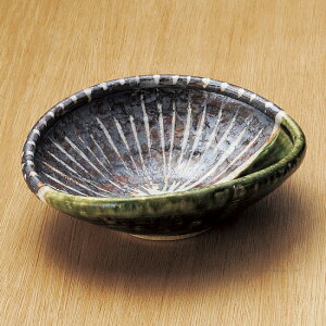 織部線紋預け鉢 和食器 盛鉢 業務用 約19cm 和食 和風 鉢 大鉢 サラダ 揚げ物 煮物 ボウル 創作料理 ボール 人気 定番