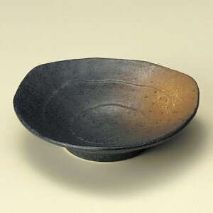 黒備前三角4.0浅鉢 和食器 小鉢(大) 業務用 約13cm 黒系 和食 和風 鉢 サラダ 枝豆 煮物 デザート 冷奴 おひたし 漬物 一品料理 取り鉢 取り皿 居酒屋 焼肉店 おしゃれ ボウル 和カフェ