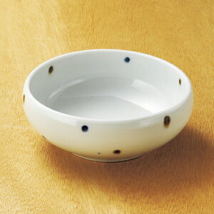 二色水玉4.8鉢 和食器 中鉢・煮物鉢 業務用 約14.8cm 和食 和風 鉢 ボウル サラダ 揚げ物 煮物 定食屋 食堂 人気 ボール 焼肉店