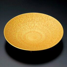 金彩とちり丸皿 和食器 丸皿（中） 業務用 約22.7cm 和食 和風 中皿 メイン料理 前菜 鮨屋 寿司
