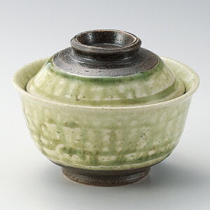 緑釉円菓子碗 和食器 蓋向・円菓子碗 業務用 約11cm 和食 和風 蒸し物 煮魚