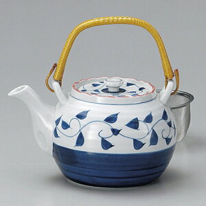 ゴス巻唐草6号土瓶 和食器 土瓶(大) 業務用 約1,080cc 社員食堂 寿司屋 和食 うどん屋 蕎麦屋