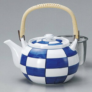 濃市松U付6号土瓶 有田焼 和食器 土瓶(小) 業務用