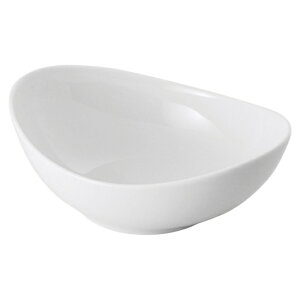 白磁パーティーボール M 白い器 洋食器 楕円・変形ボール(S) 業務用 約18.5cm