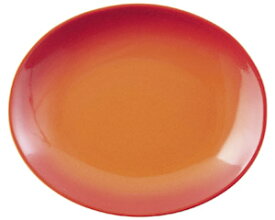 COLORE コローレ オレンジオーバルプレート M 洋食器 楕円・変形プレート（M） 業務用 約22.7cm