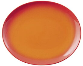 COLORE コローレ オレンジオーバルプレート L 洋食器 楕円・変形プレート（L） 業務用 約30.5cm