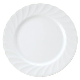 キャロルホワイト 10吋プレート 白い器 洋食器 丸型プレート（L） 業務用 約26.3cm 肉料理 魚料理 主菜