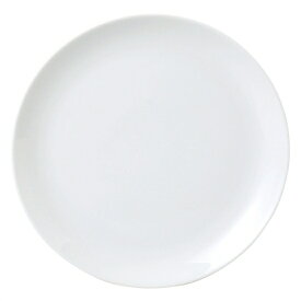 レーラホワイト 11吋メタ皿 白い器 洋食器 丸型プレート（L） 業務用 約27.2cm 肉料理 魚料理 主菜