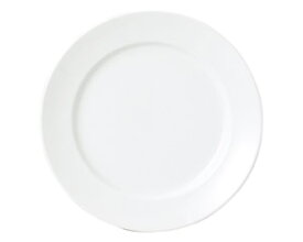 MKホワイト 24.5cmミート 白い器 洋食器 丸型プレート（M） 業務用 約24.5cm 丸皿 中皿 洋食 サラダ 白いお皿 モダン カフェ イタリアン ホテル おしゃれ 洋皿 モダン シンプル
