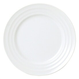 リネア ホワイト 白9吋ミート 白い器 洋食器 丸型プレート（M） 業務用 約23.2cm 丸皿 中皿 洋食 白いお皿 ディナー皿 ミート皿 モダン カフェ イタリアン ホテル おしゃれ 洋皿 モダン シンプル