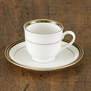 NBエンペラーブラック コーヒー碗皿 洋食器 カップ&ソーサー コーヒー 業務用 洋風 高級感 ケーキ屋 おしゃれ ベーカリーカフェ イタリアンレストラン フレンチレストラン