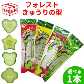 【13日23:59まで!楽天勝利エントリーでP2倍】きゅうりの型 選べる1本 デコレーションきゅうり デコきゅう デコきゅうり フォレスト ハート型 星型 スター くま 熊 クマ クローバー きゅうり キュウリ 家庭菜園 卵焼き 玉子焼き デコ弁 キャラ弁 型 食育 自由研究 七夕 宅