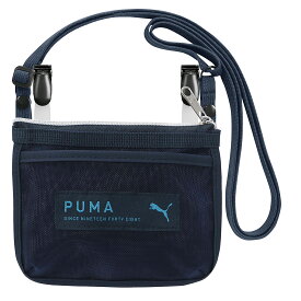 【マラソン限定クーポン発行中!】PUMA プーマ 財布 ウォレット ひも付き ネック紐付き ネックストラップ 首かけ 小銭入れ 二つ折り財布 2つ折りウォレット コインケース パスケース ポーチ スマホショルダー 男の子 男子 キッズ ジュニア スポーツブランド バリバリ財布