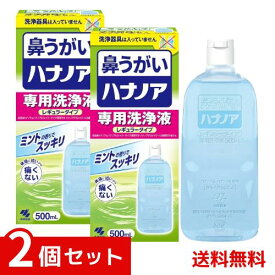 小林製薬 ハナノア専用洗浄液 500mL ×2個セット 4987072040560 /