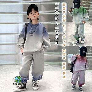 韓国子供服 セットアップ 男の子 春秋 長袖 パーカー ロングパンツ カジュアル ナチュラル ズボン スポーツウェア カジュアル キッズ こども 可愛い きれいめ