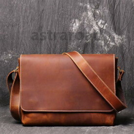 メッセンジャーバッグ メンズ 本革 ロック トート ショルダーバッグ iPadの収納可能 イタリア 革 縦型 通学 通勤