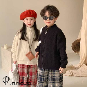 カーディガン キッズ 春秋 子供服 女の子 男の子 ニット セーター ベビー服 トップス 長袖 ジュニア 赤ちゃん 韓国子ども服 アウター 前開き カットソー 羽織り