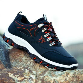 秋新作 トレッキングシューズ メンズ スニーカー 登山靴 メンズ ランニングシューズ メッシュ 軽量 ローカット ウォーキングシューズ