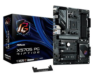 ASRock �}�U�[�{�[�h X570S PG Riptide AMD Ryzen 5000�V���[�Y CPU Socket AM4 �Ή� X570 ATX �������K�㗝�X�i