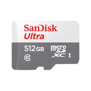 SanDisk microSDXC 512GB Ultra UHS-I 100MB/s SDSQUNR-512G-GN3MN microSD�J�[�h �O���[